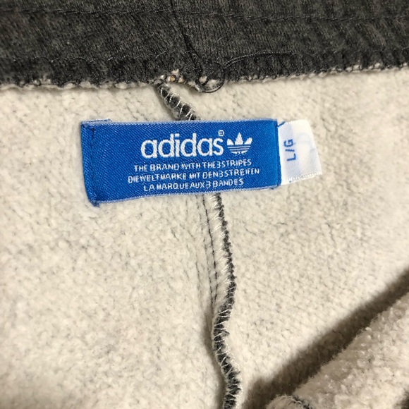 Adidas Gray Sweatpants - Picture 2 of 3